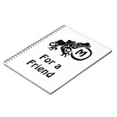 Wicked Tribal Monogram Notizblock (Linke Seite)