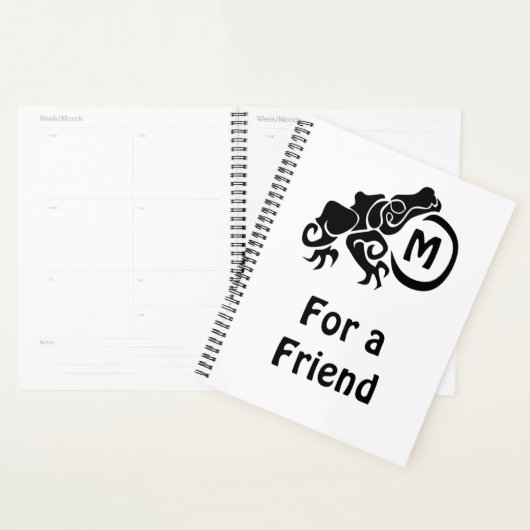Wicked Tribal Monogram Planer (Anzeige)