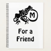 Wicked Tribal Monogram Planer (Vorderseite)