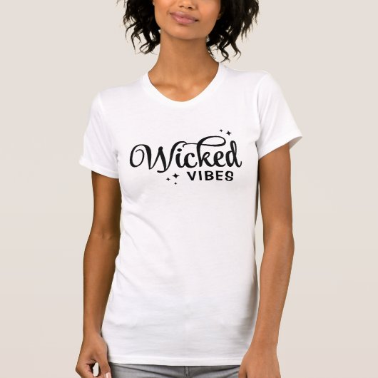 Wicked Vibes Halloween T-Shirt (Vorderseite)