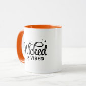 Wicked Vibes Halloween Tasse (Vorderseite Links)