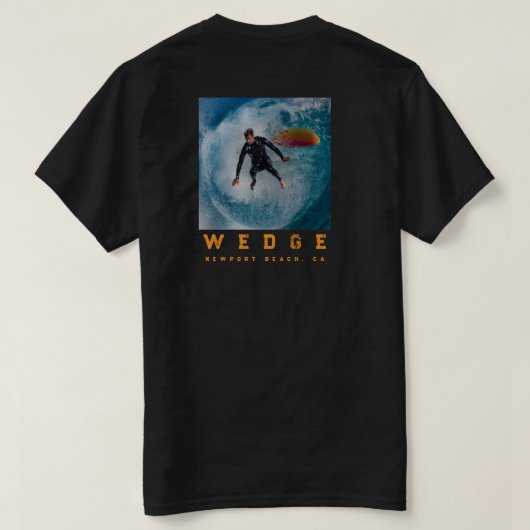 Wicked Wedge T-Shirt - Newport Beach, CA (Design Rückseite)