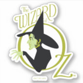 Wicked Witch™ The Wizard Of Oz™ Logo Aufkleber (Vorderseite)