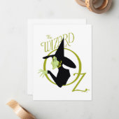 Wicked Witch™ The Wizard Of Oz™ Logo Mitteilungskarte (Vorderseite/Rückseite Beispiel)