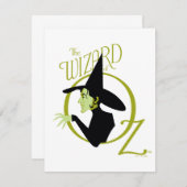 Wicked Witch™ The Wizard Of Oz™ Logo Mitteilungskarte (Vorne/Hinten)