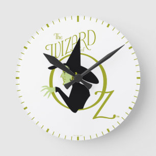 Wicked Witch™ The Wizard Of Oz™ Logo Runde Wanduhr