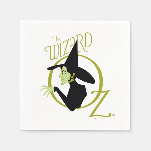 Wicked Witch™ The Wizard Of Oz™ Logo Serviette (Vorderseite)