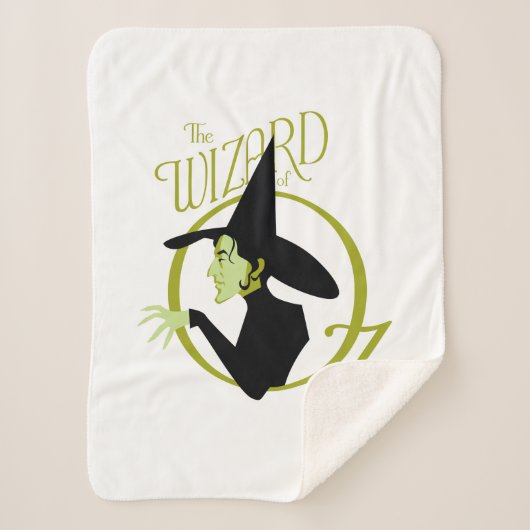 Wicked Witch™ The Wizard Of Oz™ Logo Sherpadecke (Vorderseite)