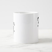 Wicked Without Coffee – Funny Witchy Coffee Lover  Jumbo-Tasse (Vorderseite)