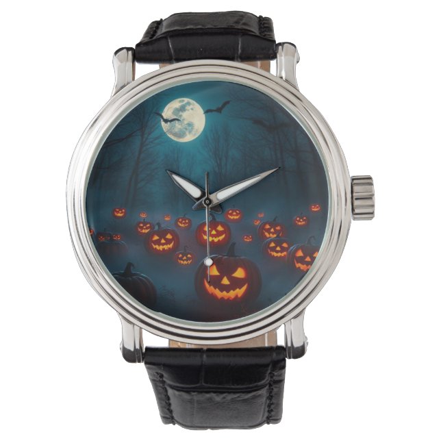 Wickedly Beautiful Halloween eWatch 🎃 Armbanduhr (Vorderseite)