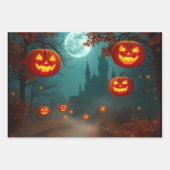 Wickedly Beautiful Halloween Gift Wrap 🌕 Geschenkpapier Set (Vorderseite 2)