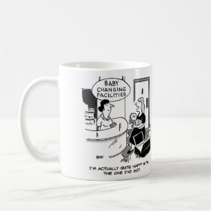 Wickelmöglichkeiten für Babys. Neue Mutter Kaffeetasse
