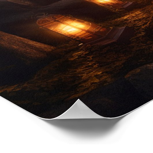 Wickeln des Kopfsteinpflasters durch Wälder bei Dä Poster (Ecke)