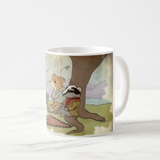 Wickeln Sie in der Weide-Tasse Kaffeetasse (VorderseiteRechts)