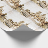 Wickeln Sie Papier mit "Notre Dame-Kathedralen" Geschenkpapier (Ecke)