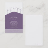Wickeln Sie Power, lila Visitenkarte (Vorne/Hinten)