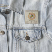 Wickeln Sie Rose mit den 32 Winden der Welt Button (Beispiel)