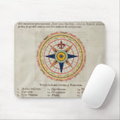 Wickeln Sie Rose mit den 32 Winden der Welt Mousepad (Mit Mouse)