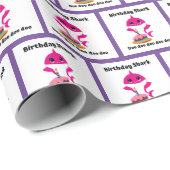 Wickelpapier für Girl Geschenkpapier (Rolleneckpunkt)