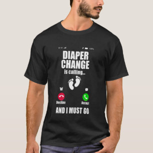 Wickeltisch Lustiger Neuer Vater T-Shirt