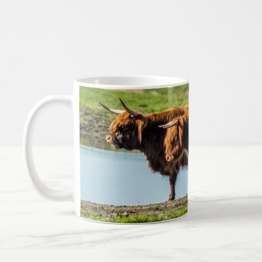Wicken Fen Kühe Kaffeetasse (Links)