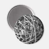 Wicker Ball Magnet (Vorderseite/Rückseite)