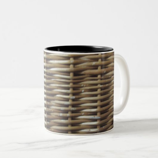 Wicker ist verdreht zweifarbige tasse (VorderseiteRechts)