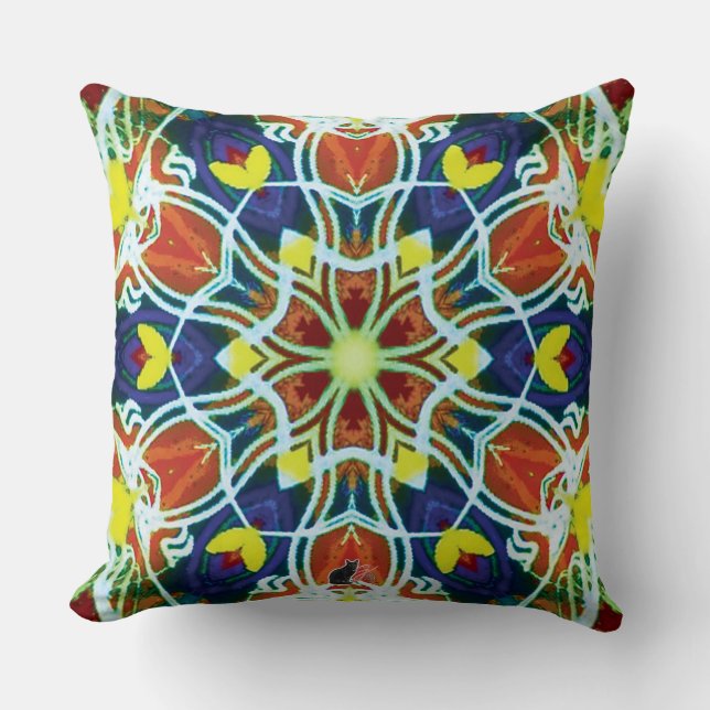 Wicker Kaleidoskop Pillow Kissen (Vorderseite)