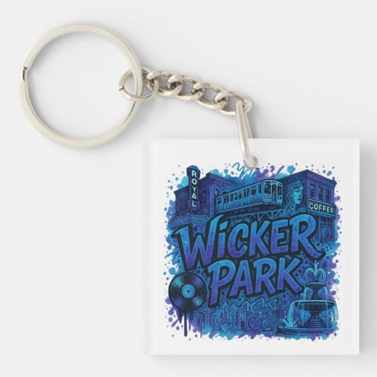 Wicker Park Schlüsselanhänger (Vorderseite)