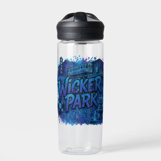 Wicker Park Trinkflasche (Vorderseite)