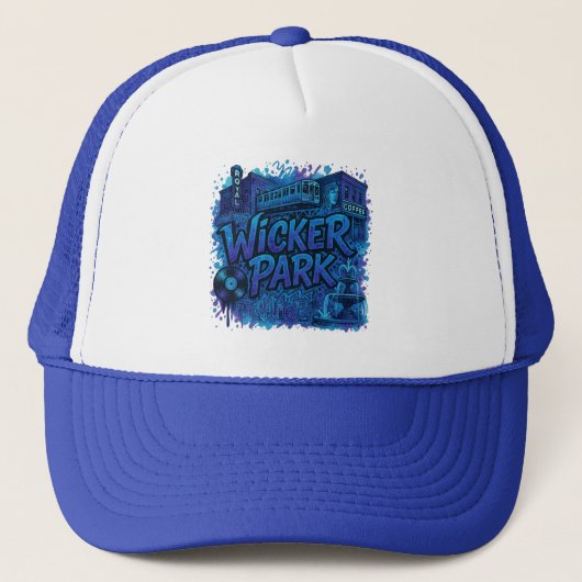 Wicker Park Truckerkappe (Vorderseite)
