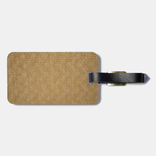 WICKER PATTERN GEPÄCKANHÄNGER (Rückseite horizontal)