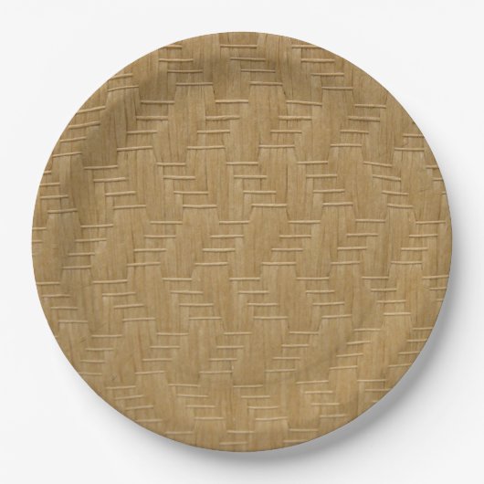 WICKER PATTERN PAPPTELLER (Vorderseite)