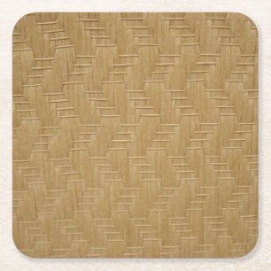 WICKER PATTERN RECHTECKIGER PAPPUNTERSETZER