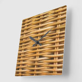 Wicker Quadratische Wanduhr (Winkel)