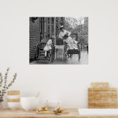 Wicker Rollstühle, 20er Poster (Küche)