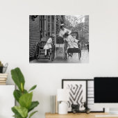 Wicker Rollstühle, 20er Poster (Heimbüro)