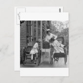 Wicker Rollstühle, 20er Postkarte (Vorne/Hinten)