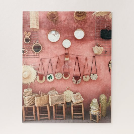 Wicker & Straw Market Shop Puzzle (Vertikal)