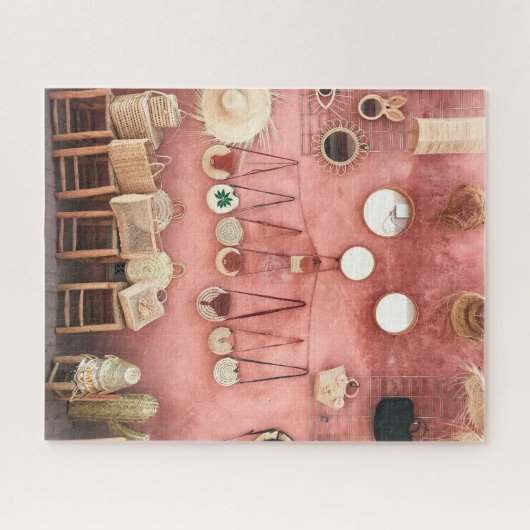 Wicker & Straw Market Shop Puzzle (Horizontal)