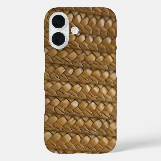 Wicker Straw Rattan Case-Mate iPhone Hülle (Rückseite)