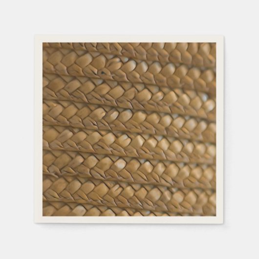 Wicker Straw Rattan Serviette (Vorderseite)