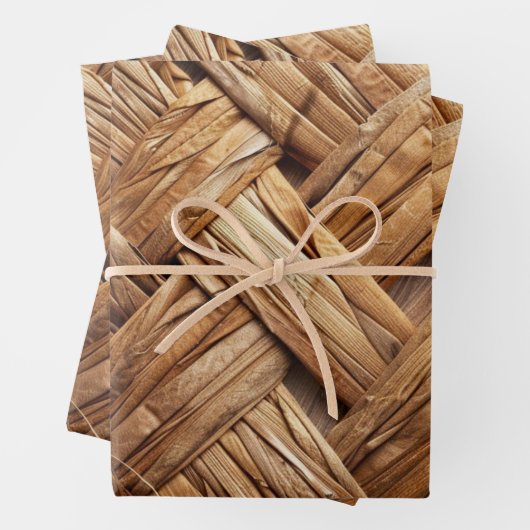 Wicker Wicker Geschenkpapier Set (Beispiel)