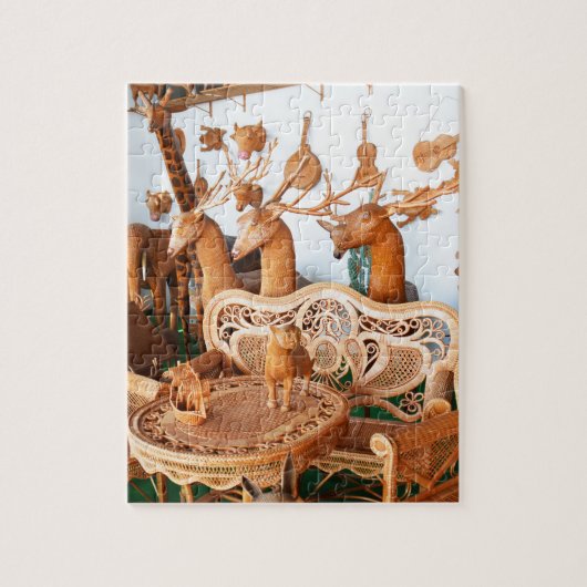 Wickerarbeiten und Möbel Puzzle (Vertikal)
