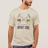 Wicket Coole lustige Croquet Players Grafik T-Shirt (Vorderseite)