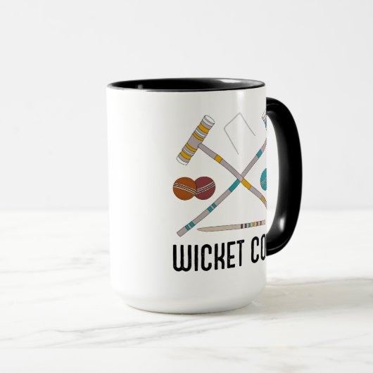 Wicket Coole lustige Croquet-Spieler Tasse (VorderseiteRechts)
