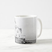 Wickford Hafen-Leuchtturm Kaffeetasse (VorderseiteRechts)