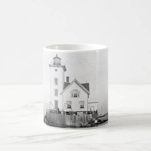 Wickford Hafen-Leuchtturm Kaffeetasse (Mittel)