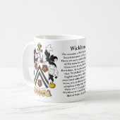 Wickham, der Ursprung, die Bedeutung und das Kaffeetasse (Vorderseite Links)