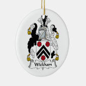Wickham Familienwappen Keramikornament (Rechts)